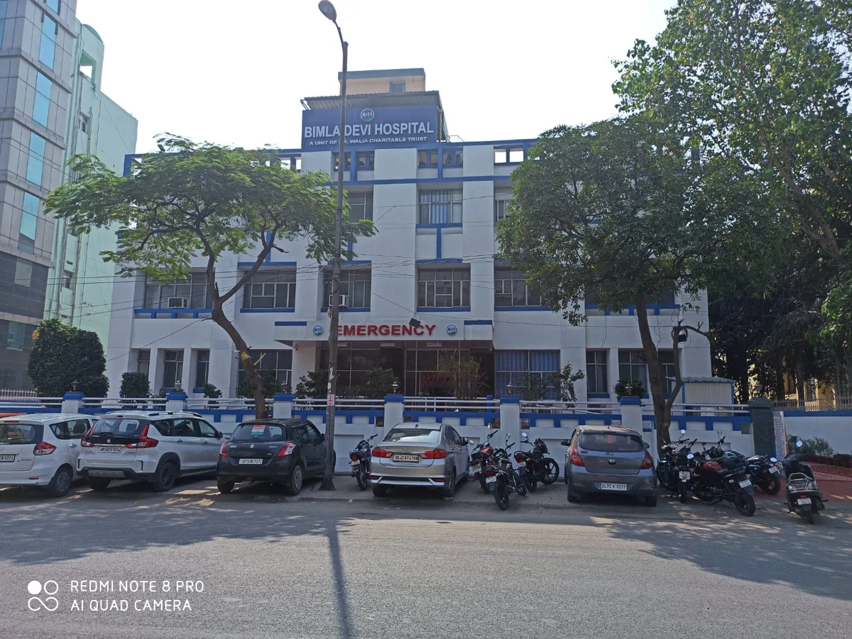 Bimla Devi Hospital building, home of Shanti Home BDH in Delhi
